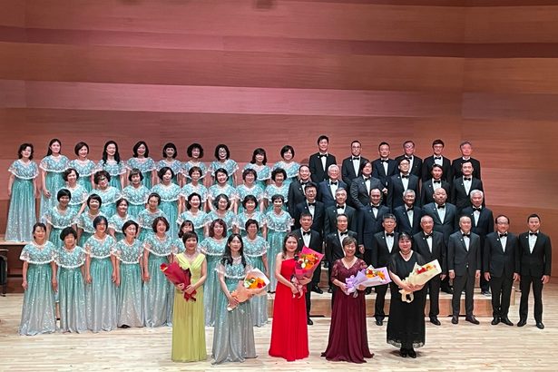台北心聲婦女合唱團と交流３０年　ひばりが丘女声コーラス　台北で賛助出演