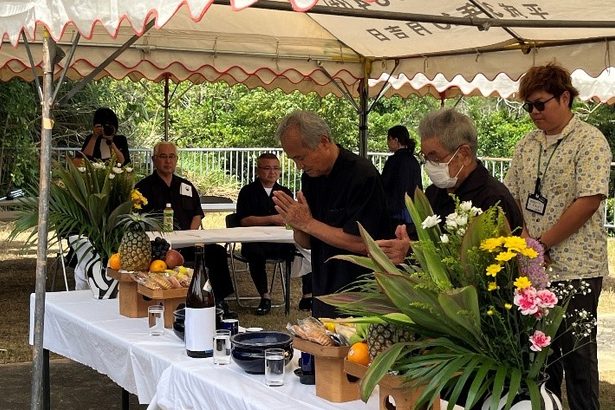 「平和築く努力続けて」　名護羽地で平和祈願祭