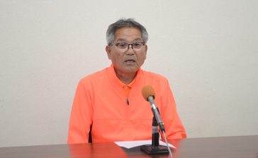 國仲氏が出馬表明　「軍備強化に反対」　宮古島市長選