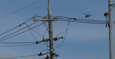名護の住宅地　米軍ヘリ旋回　2機編隊で　沖縄