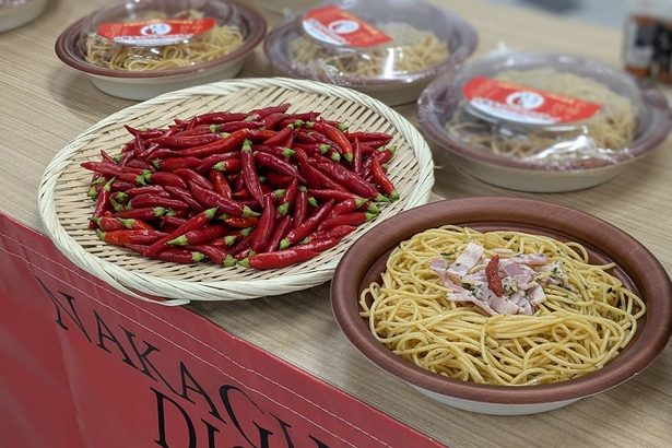 島トウガラシの「中城ヂゴレ」使用　「辛みとうまみ、後味じわっと」　オキコが新パスタ　沖縄