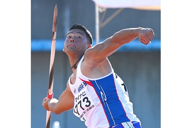 赤嶺（那覇西）やり投げ４位　「勝てる試合だった」　北部九州総体・陸上