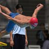 正木（アミークス）100メートル自由形で大会新Ｖ　＜2024県中学総体＞先行競技・水泳