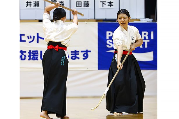 調子上がらず5位　首里（演技）　北部九州総体・なぎなた