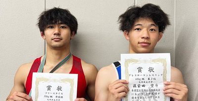 饒波、フリー70キロ準Ｖ　レスリング西日本学生新人