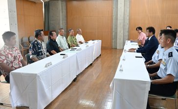 北大東村長が空自レーダー受け入れを正式表明　防衛省政務官と面談　配備本格化へ　沖縄　