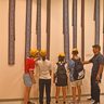 日本で3例、貴重な技法「伊波メンサー織」  素朴さと力強さ　うるま・海の資料館で展示　沖縄　
