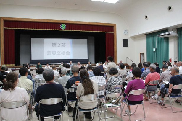 津波避難タワー要望も　久米島町議会が意見交換会