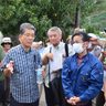 安和事故現場　県議会が視察　「事業者が安全管理」　沖縄