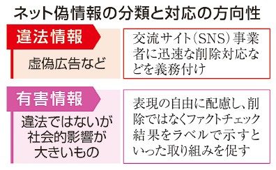 偽情報対策で意見公募　制度の透明性課題に