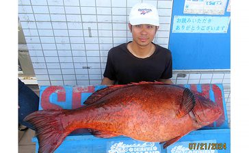 安田沖で19.3キロ、クルバニー