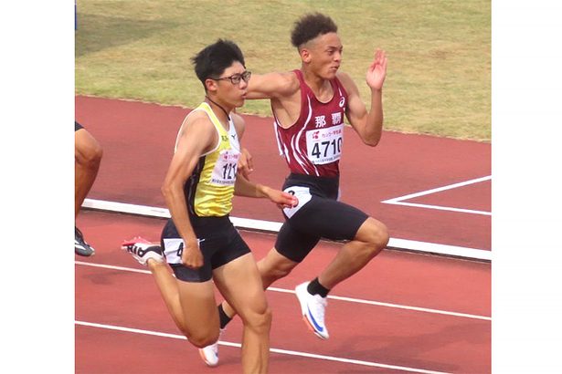 平仲（那覇）男子100メートル6位　「出し切った」晴れ晴れ　決勝進出果たす　全国中学校体育大会