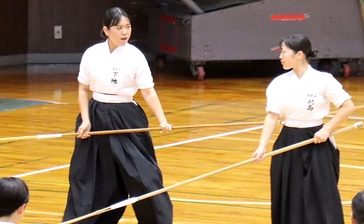 下地ペア（国際武道大）平常心貫き頂点　泉水（沖大）個人試合3位　なぎなた 全日本学生選手権