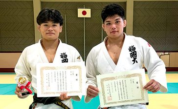 比嘉（沖尚高出）73キロ級3連覇　兄・大翔は100キロ級3位　柔道・九州学生体重別選手権