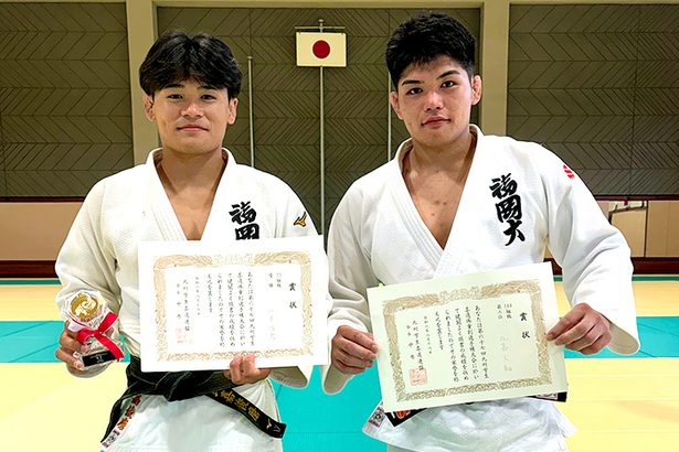 比嘉（沖尚高出）73キロ級3連覇　兄・大翔は100キロ級3位　柔道・九州学生体重別選手権