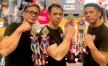 比嘉3兄弟 そろって3位内　アームレスリング全九州OP