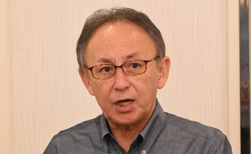 「国民の税金を無駄に」大浦湾くい打ちを受けデニー知事　一方的と政府を批判　沖縄