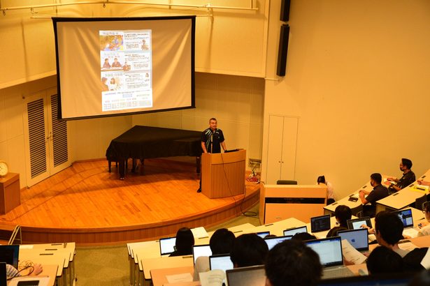 情報流出手口など学ぶ　県警、沖縄高専で講演会