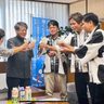 「モ～1杯」夏ばて防止　牛乳で乾杯　県酪農青年協、夏休み中の消費拡大をPR　沖縄　　　