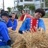 繁栄祈り真志喜大綱引き　宜野湾　アギエー勝負も勇壮に