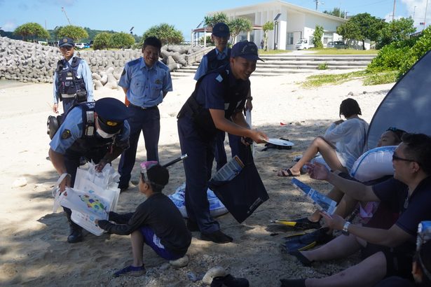 海でライフジャケット　本部署など着用呼びかけ