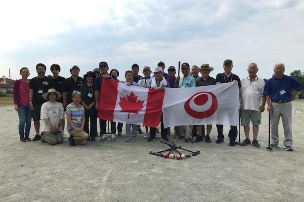 県人らゲートボール挑戦　県主催交流会　沖縄から指導者参加