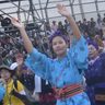 ペルー出身のウエハラさん「踊ることができ良かった」　大綱曳まつりに感激　沖縄・与那原