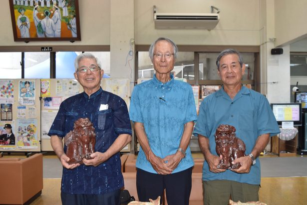 2人の「安里幸男」さん、ご対面　「バスケ」と「陶芸」で活躍　北中城とうるま　沖縄