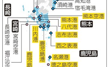 特定利用12空港・港を追加　福井、熊本、鹿児島の3県に