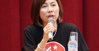 「壁に当たっても、そこにはドアがある」沖縄アクターズ・牧野アンナさん、高校生2100人にエール