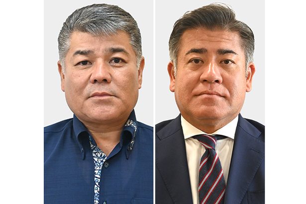 今帰仁村長選が告示　現職久田氏と新人座間味氏が届け出