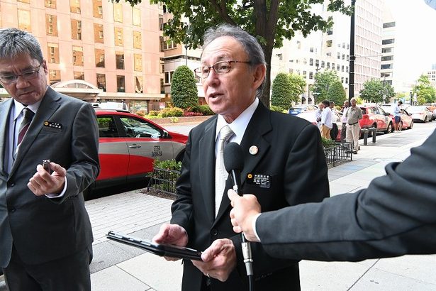 「地政学的な重要性は、沖縄の危険性に」デニー知事　ワシントンでの議論の意義を強調　沖縄