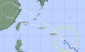 大型の台風14号、18日にも沖縄地方に接近へ　本島地方に大雨警報、土砂災害警戒情報の発表見込み（17日9:00現在）