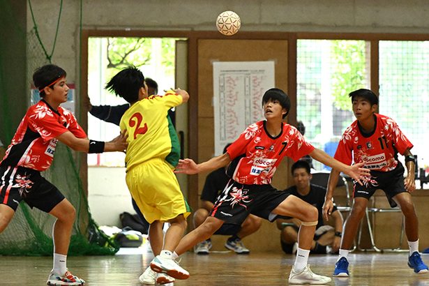 県中学秋季ハンド　男子・コラソン初V　女子は仲西連覇