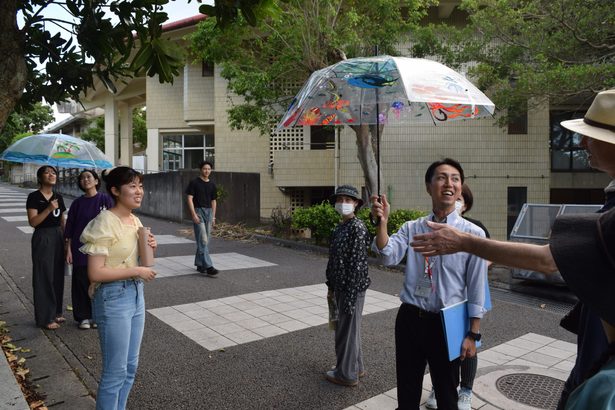 環境に触れたアート提案　琉大パッチワーク　自由な発想でキャンパス活用　沖縄