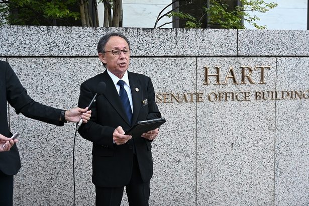 デニー知事、米連邦議員らと面談　米兵性犯罪巡り、「在日米軍との協議の枠組み機能を」　