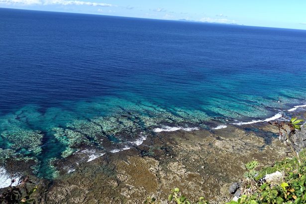 人気観光名所でもサンゴ白化か　伊江島の「湧出」海面が白く変化　沖縄