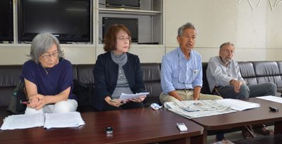 石破氏の姿勢に　「軍事一体化だ」　命どぅ宝の会が声明　沖縄