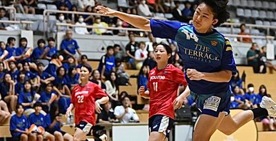 テラス、リード守れず2敗目喫す　広島に33―35　ハンド・リーグH女子（16日の試合）