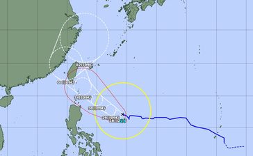 台風21号、31日に沖縄の南に　非常に強い台風に発達か（10月28日午前9時現在）