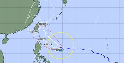 台風21号、31日に沖縄の南に　非常に強い台風に発達か（10月28日午前9時現在）