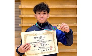 友寄汰志77キロ級初頂点　レスリング・全日本大学グレコ大会