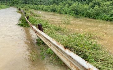 与那国で10月の観測史上最大の雨　249ミリ、道路冠水が多発　沖縄