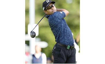 比嘉一貴　4打差維持6位　日本OPゴルフ第2日