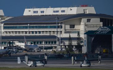 【動画】陸自オスプレイが沖縄本島に初飛来　日米共同演習で2機、那覇空港　県は自粛を要請