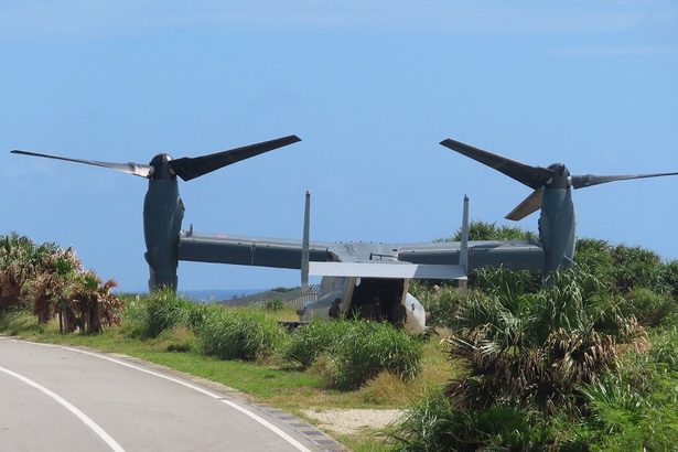 陸自オスプレイの地面衝突、事故に認定　当日は「損傷」と発表　与那国町長「遺憾」コメント　沖縄