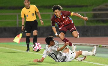 FC琉球逃げ切れず　八戸と1―1　平松、プレーでチーム鼓舞（26日の試合）