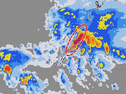 本島北部で大雨洪水警報続く　東村で降り始めから450ミリ記録　中南部の洪水警報は解除（9日午後0時20分）