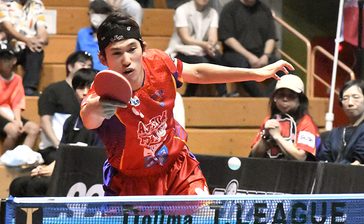 アスティーダ勝利　彩たまに3―1　卓球・Tリーグ