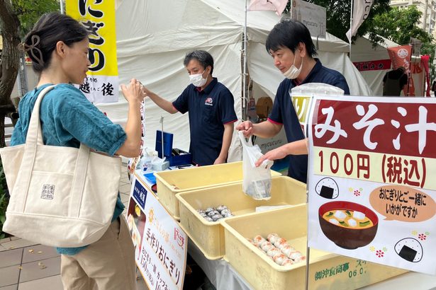 朝のおにぎり完売！昼ごはんの部は厳選おかずの弁当3種も　きょうから沖食の「でいご亭」　那覇の新報ビル　明日13日まで